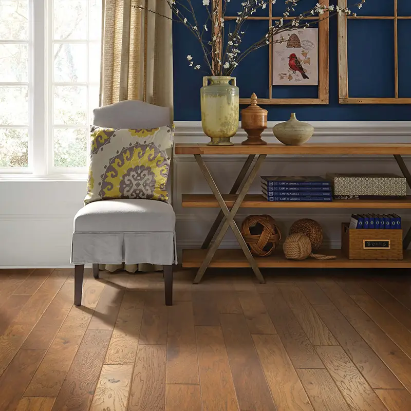 warm colored natural wood floors