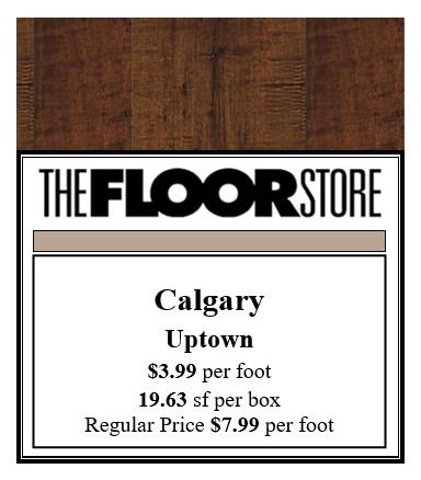 Calgary - Uptown $3.99 s/f