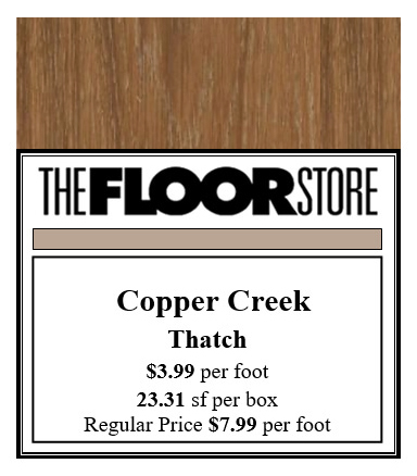 Copper Creek - Thatch $3.99 s/f