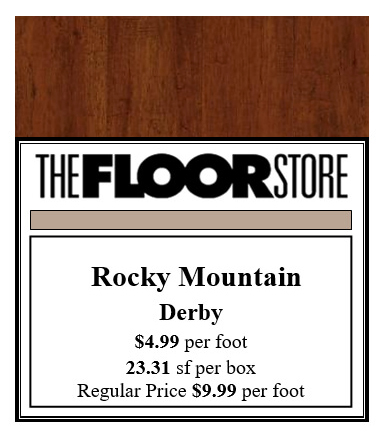 Rocky Mountain - Derby $4.99 s/f