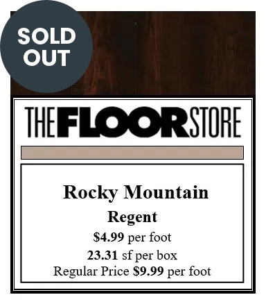 ROCKEYMOUNTAIN REGENT - SOLD OUT
