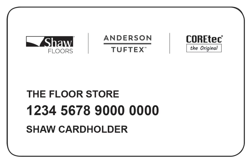 ShawCardPossibles Shaw Card | The Floor Store