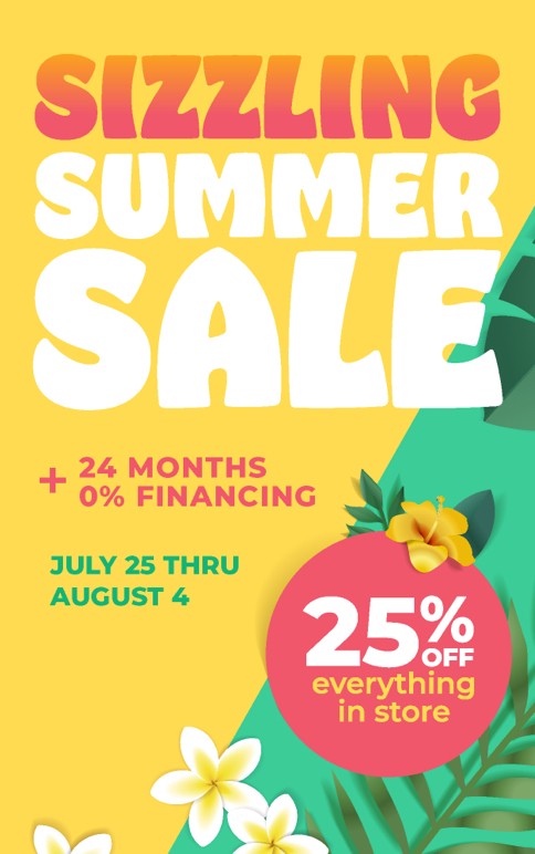 summer sizzling sale