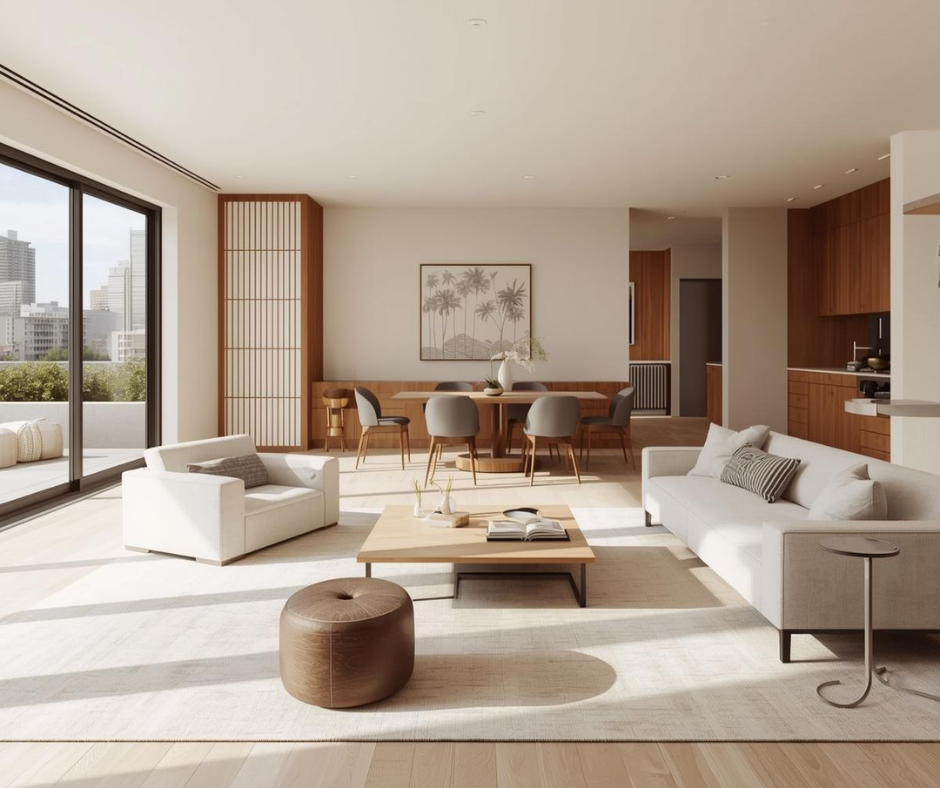 Japandi Interior Design in Sunnyvale, CA