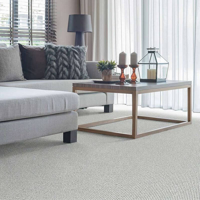 wool carpet in living room