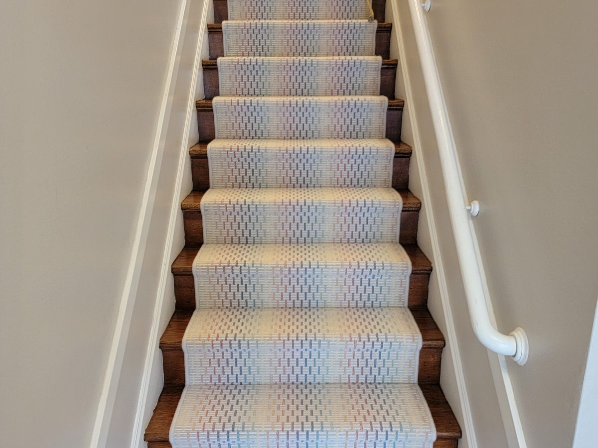 Missoni chevron stair runner