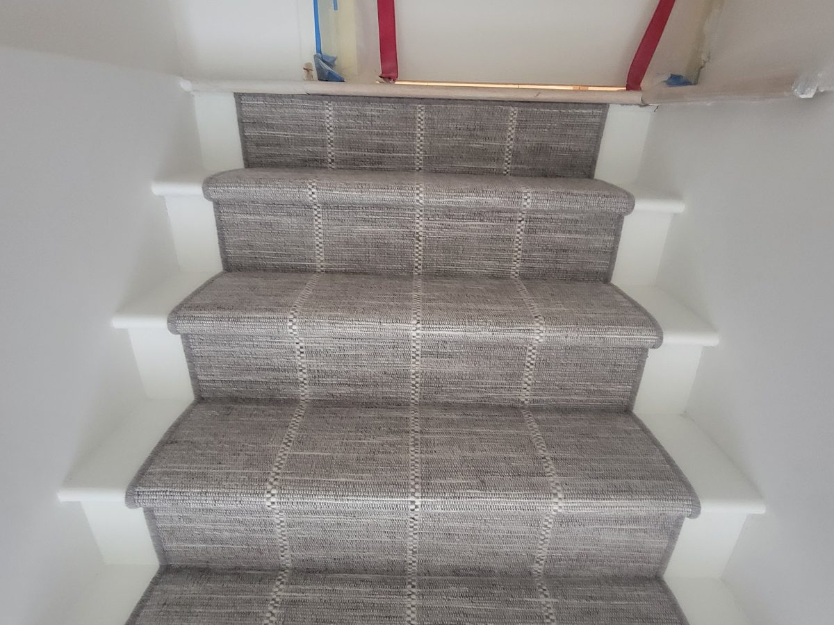 Striped Stanton Emmett stair runner